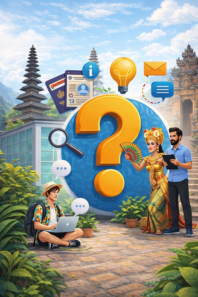 Frequently Asked Questions About Indonesia Visa & KITAS image illustration