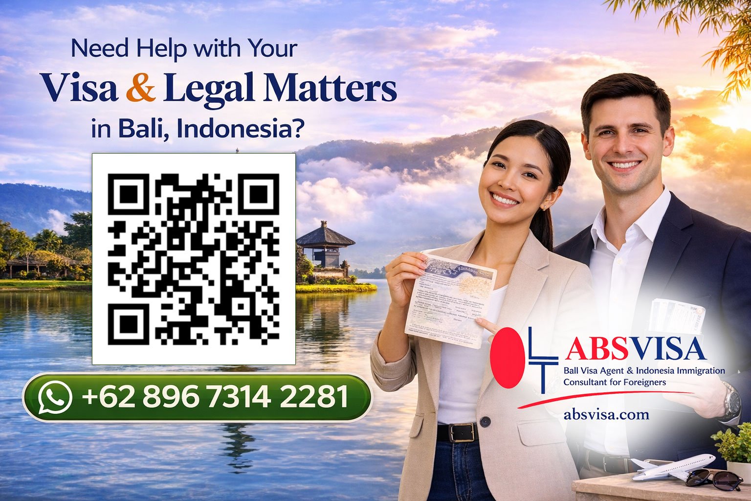 Trusted Bali Visa Agent & Indonesia Immigration Consultant ABSVISA