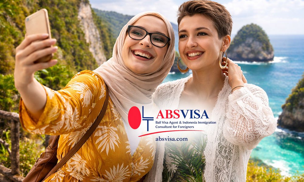 Turkish tourists in Bali representing different visa options and travel durations