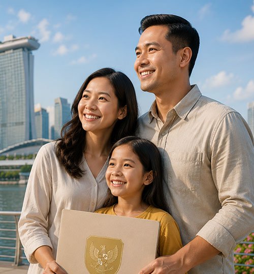 Ex-Indonesian citizens stay permanently in Indonesia - E32E